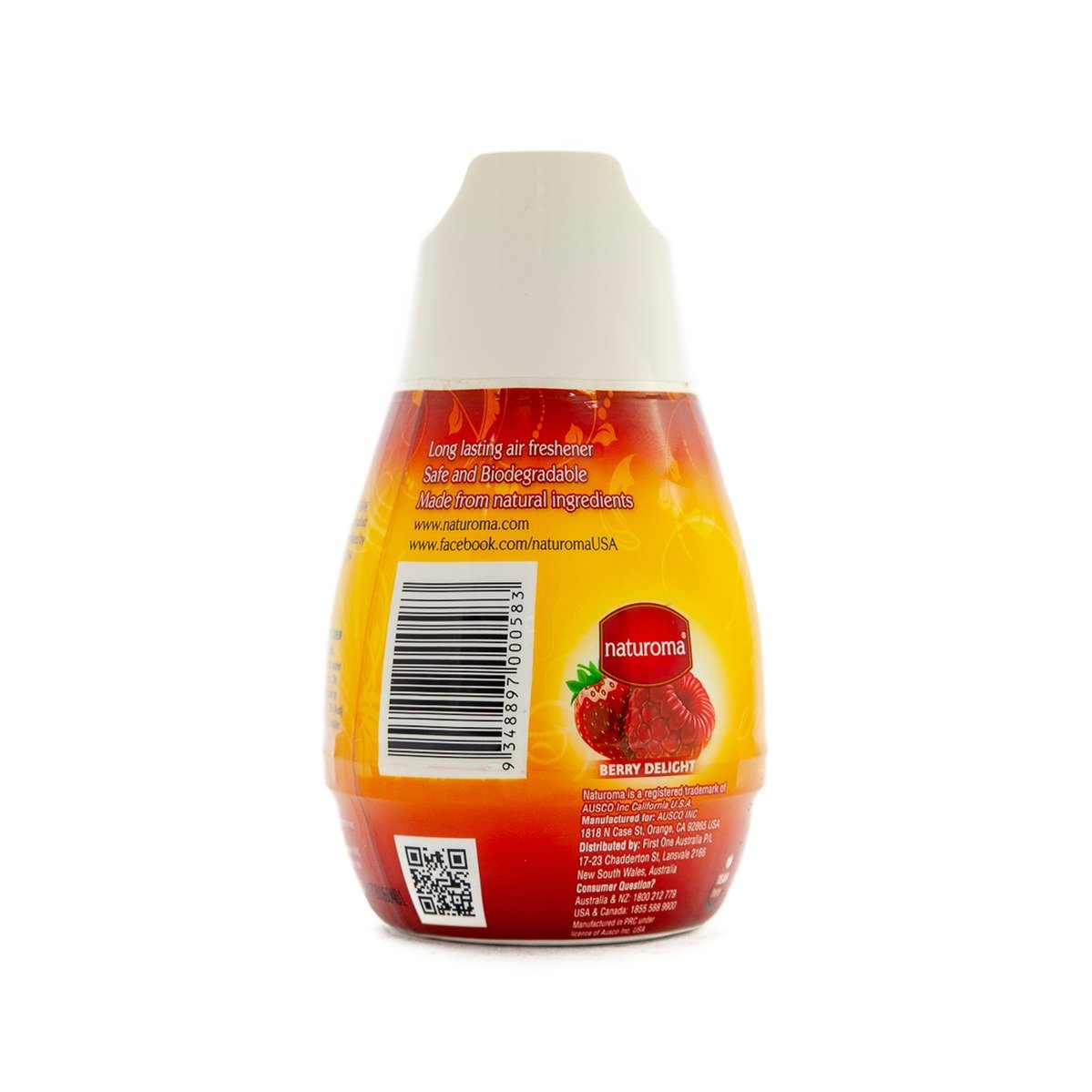 naturomaairfreshenersolidgel220gberrydelightback firstoneaustraliastore