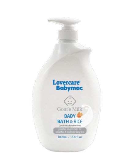 Lovercare Babymac Goat's Milk bath with Rice 1L