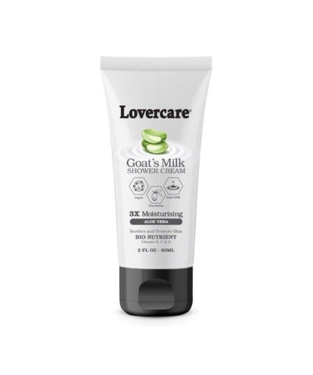Pack of 4 -Lovercare Shower Cream  60ml ALOEVERA