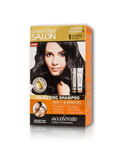 Lover's Hair Salon Colouring Shampoo 1 NATURAL BLACK