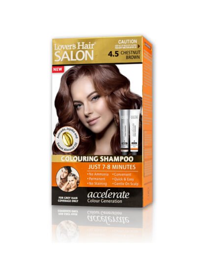 Lover's Hair Salon Colouring Shampoo 4.5 CHESTNUT BROWN