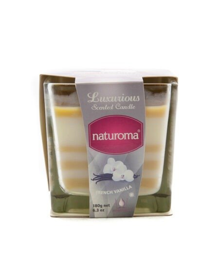 Naturoma Scented Candles 6 X 180g French Vanilla