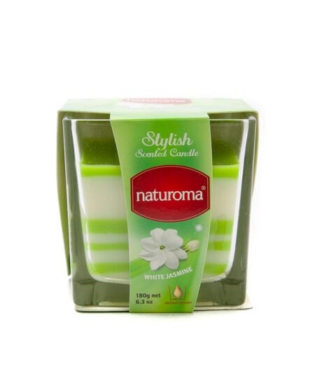Naturoma Scented Candles 6 X 180g White Jasmine