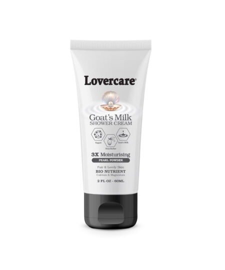 Pack of 4 -Lovercare Shower Cream  60ml Pearl Powder
