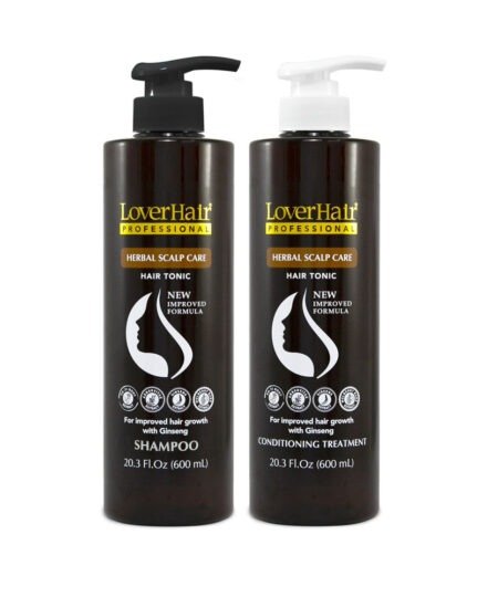 Combo Pack- LoverHair  Professional Herbal Scalp Care Conditioner & Shampoo
