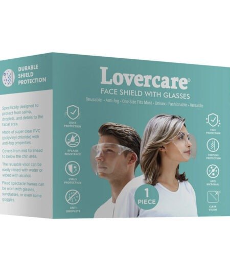 Lovercare Face Shield with Glasses 1pc