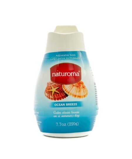 Pack of 12 -Naturoma Air Freshener Solid Gel 12x 220g -Ocean Breeze