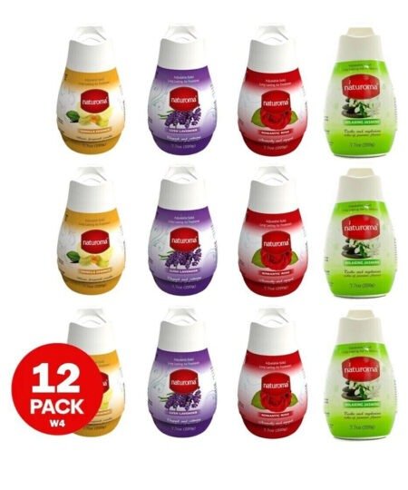 Pack of 12 -Naturoma Air Freshener Solid Gel 12x 220g (W4)