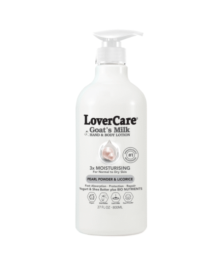 Lovercare Goat's Milk Hand & Body Lotion (800Ml)-Pearl